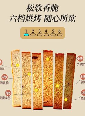 烤面包机家用早餐吐司机迷你