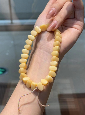 骨串三角型手持手串男女同款，润透料手串文玩搭配