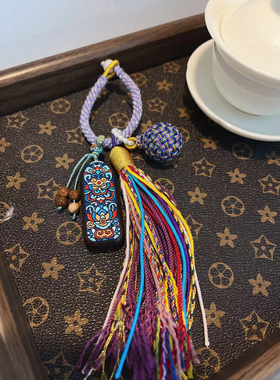 纯手绘手工绘彩5层立体浮雕 精致度堪比唐卡画工搭配紫色手工绣球