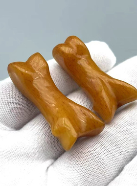 天然血料骆驼骨趾骨手串单颗珠子小众骨头指骨文玩手链配饰配件珠