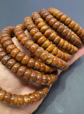 天然紫金球饭碗单圈手链