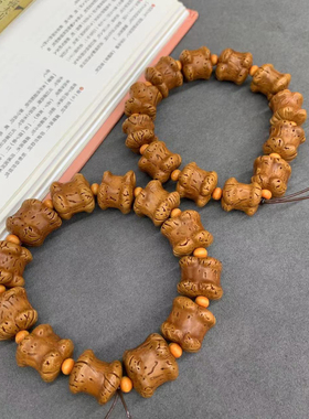 野生毛桃核骨头手串纯手工，精细抛光桃胡文玩成人男女手链