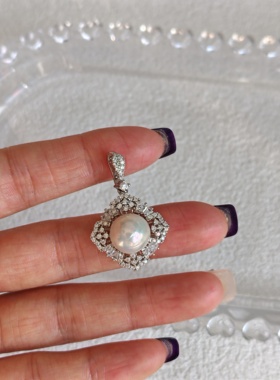 宫廷复古风天然珍珠项链女款送闺蜜礼物孤品特价79