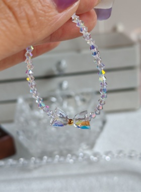 原创新款施家水晶手链女轻奢小众高级感手串时尚百搭六一闺蜜礼物