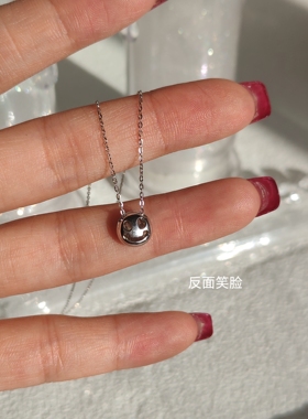 一克拉莫桑925纯银泡泡项链一款两戴锁骨链轻奢简约学生闺蜜礼物