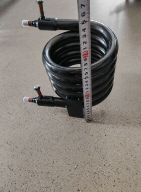 水机制冰机水冷管套管换热器冷凝器散热阀星极百誉冰一夏广绅耐雪