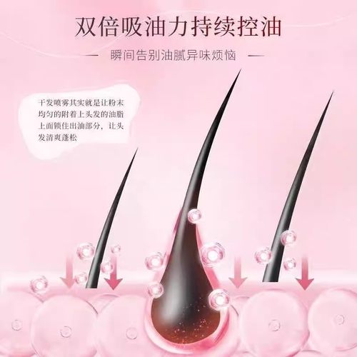 健美创研小苍兰免水洗发喷雾去油蓬松清爽控油柔顺改善毛躁全新 - 图1