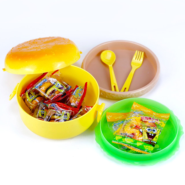 Golden Rice Children's Day Snacks Hamburger Candy Gummies