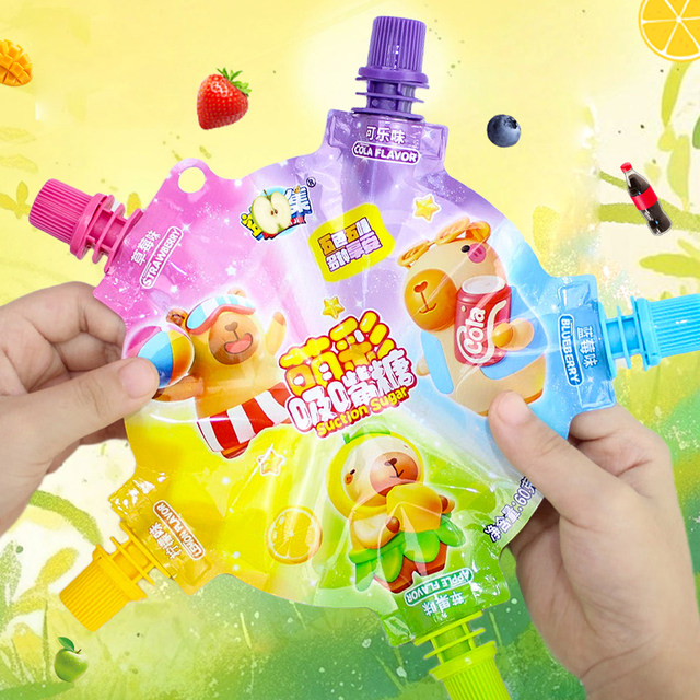 Sui Sui Le Meng Colorful Suction Nozzle Candy Children's Craving Snacks