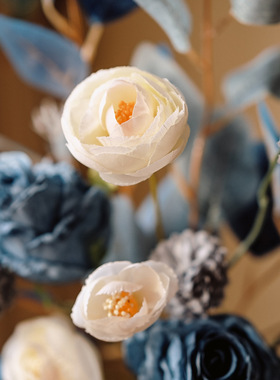 仿真花摆件假花干花花束家居客厅摆设花艺装饰品高档插花餐桌摆花