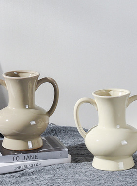 陶瓷花瓶感水培插花瓶餐桌客厅摆件家居饰品ins风装饰艺术瓶