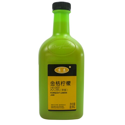 东惠金桔柠檬汁2.1kg柳橙柠檬浓缩果汁饮料浓浆奶茶店用果味酱 - 图3
