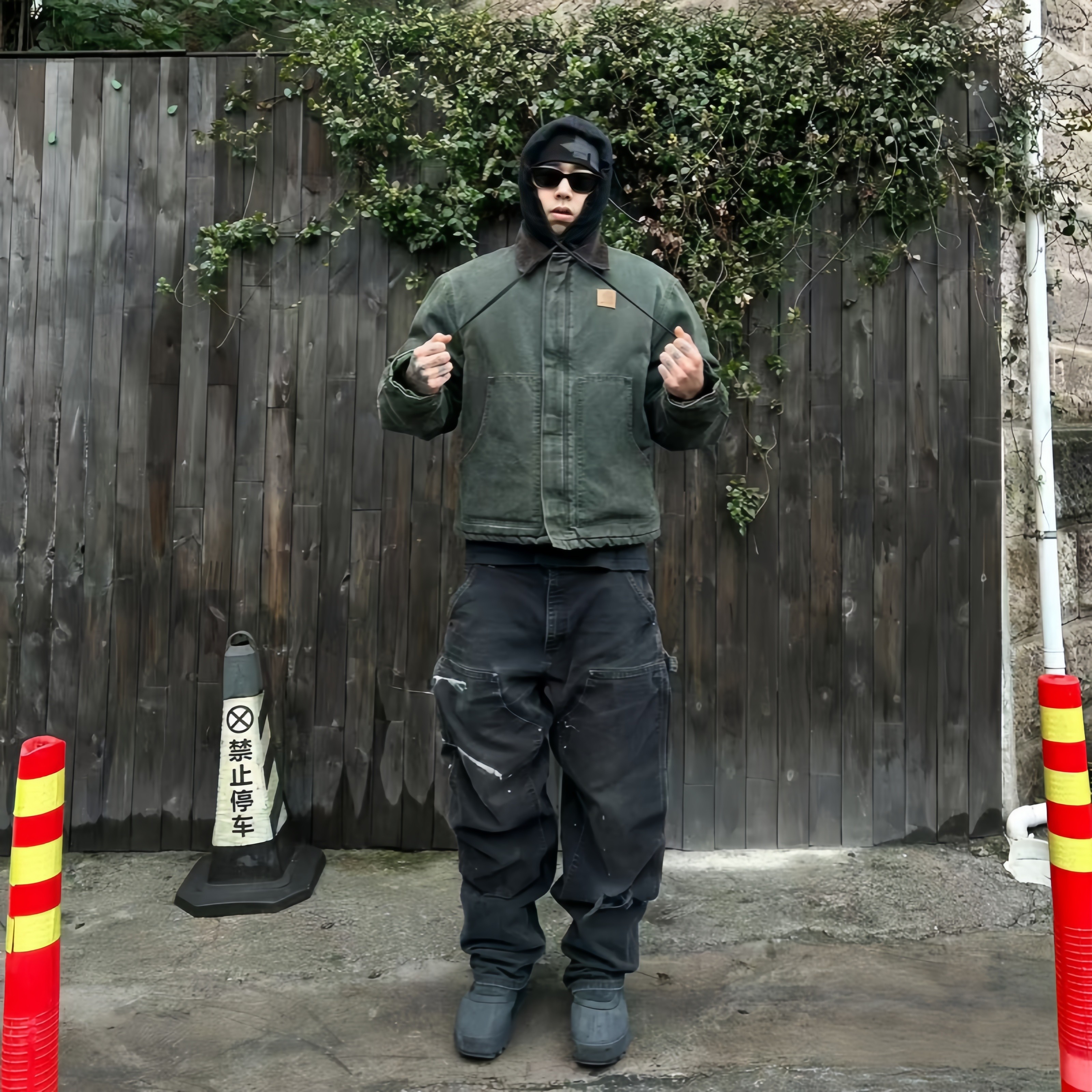 Carhartt B136卡哈特工装裤伐木裤主线重磅帆布双膝长裤B01水洗版,淘宝优惠券,粉丝福利购,淘宝优惠卷