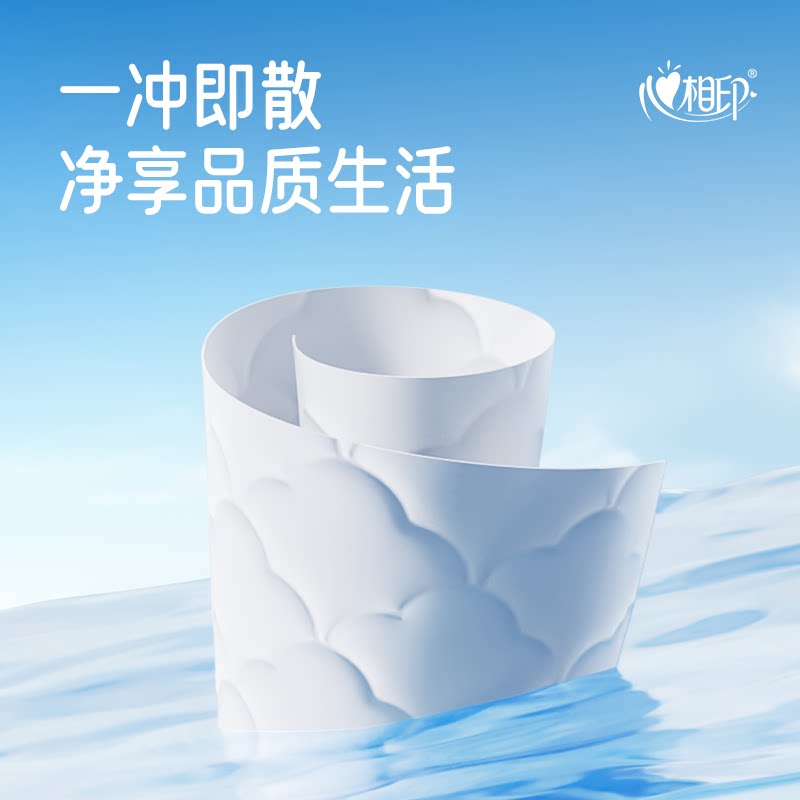 心相印湿厕纸家庭实惠装洁厕湿巾私处擦屁屁男女士专用湿厕巾40抽