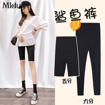 Pregnant Woman Beats Bottom Pants Summer Thin Shorts Women Pregnant Women Pants Spring Autumn Outwear Anti-Walking Light 50% Shark Pants Spring Dress