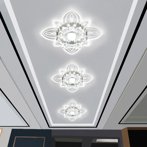 创意过道灯走廊灯简约现代嵌入式led筒灯入户玄关灯吸顶灯孔灯 - 图1