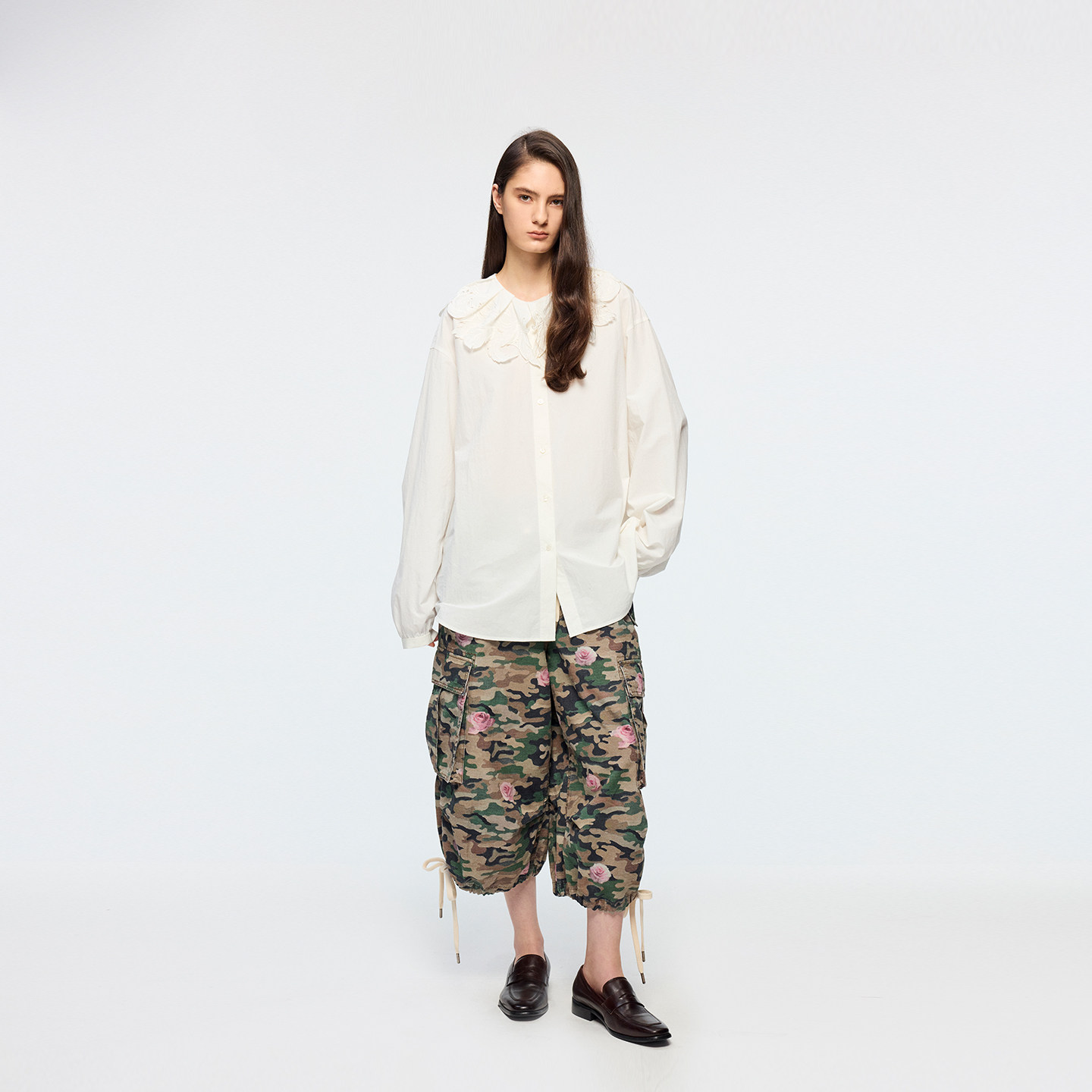 UOOYAA/乌丫2026春季新款「魔法花园」奇幻羽毛镂空刺绣衬衫,淘宝优惠券,粉丝福利购,淘宝优惠卷