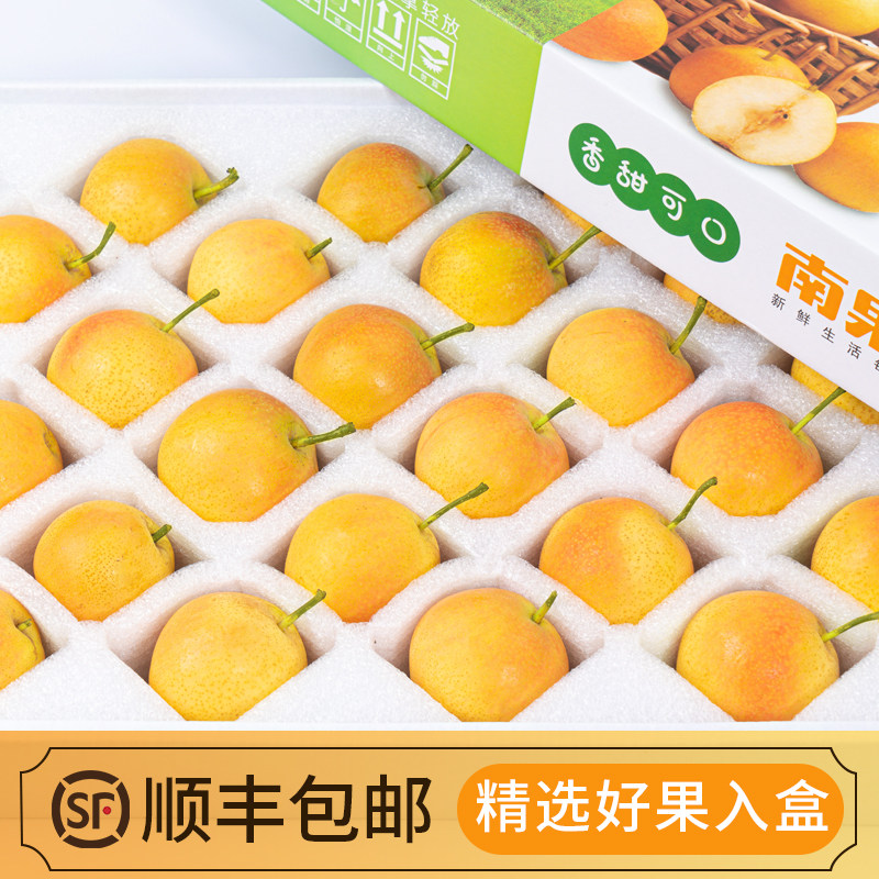 鞍山南果梨5斤东北特产南国梨海城包邮香水梨子新鲜冻梨孕妇水果 - 图0