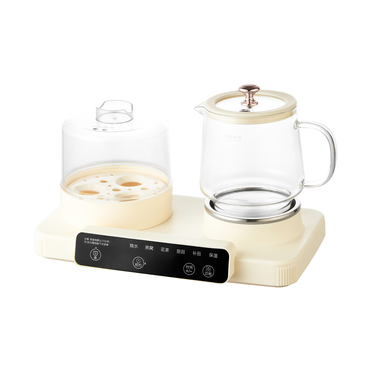 2025新款迷你养生壶玻璃办公室小型花茶早餐机保温一人烧水煮茶器 - 图3