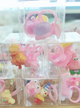 少女风立体动物儿童卡通手饰品