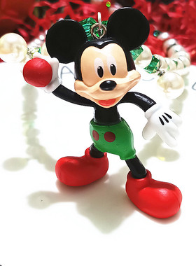 手作彩色串珠卡通米老鼠米妮米奇颈链锁骨链短款项链颈链女儿童