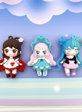 潮玩定制饰品diy滴胶卡通项链