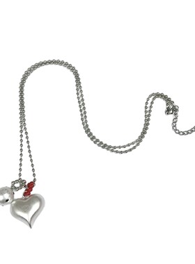 甜酷少女可爱卡通风彩色Kitty猫骰子吊坠项链女夏日锁骨链毛衣链