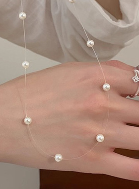 赵露思同款s925纯银施家澳白项链