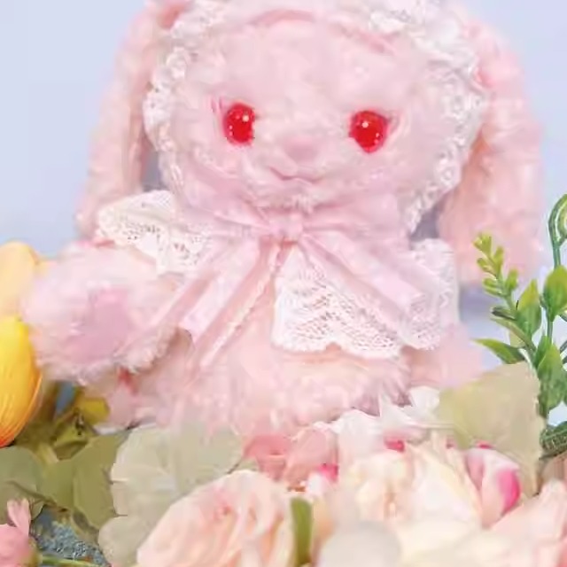 国内现货高仿日本BABY粉白奶茶熊熊猫限定bbd兔熊斜挎包lolita - 图2