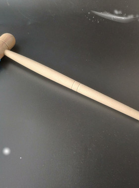 足底硅胶经络拍打实木健身锤