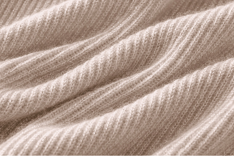 简约好穿给满分！莫兰迪粉下摆开叉V领羊绒衫宽松袖口纯山羊绒,淘宝优惠券,粉丝福利购,淘宝优惠卷