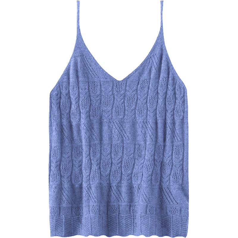 时尚内搭神器! 时髦细肩带羊绒吊带针织背心V领秋冬保暖修身,淘宝优惠券,粉丝福利购,淘宝优惠卷