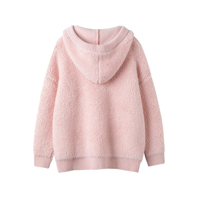 好看的品质~慵懒风软糯牛角扣连帽毛衣女100纯羊绒针织开衫外套冬,淘宝优惠券,粉丝福利购,淘宝优惠卷