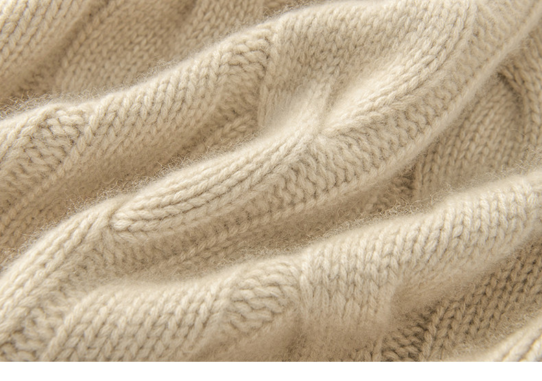 软糯入骨！2024春季新款双股羊绒衫女100纯山羊绒加厚毛衣针织衫,淘宝优惠券,粉丝福利购,淘宝优惠卷