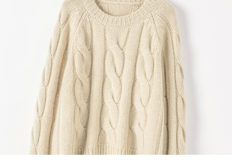 软糯入骨！2024春季新款双股羊绒衫女100纯山羊绒加厚毛衣针织衫,淘宝优惠券,粉丝福利购,淘宝优惠卷