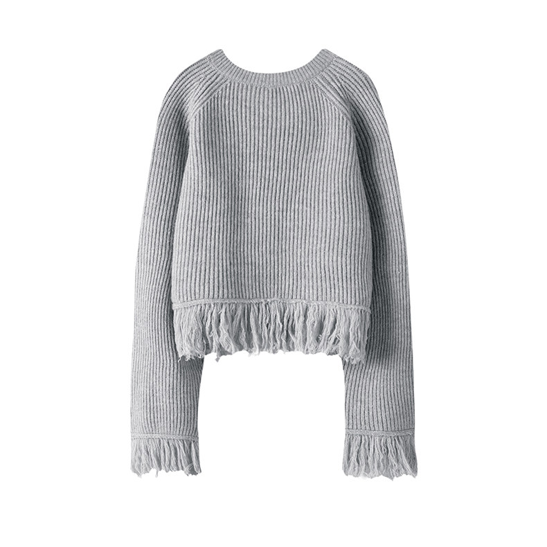 复古新颖~流苏纯山羊绒毛衣外套女2024新款独特别致法式针织开衫,淘宝优惠券,粉丝福利购,淘宝优惠卷