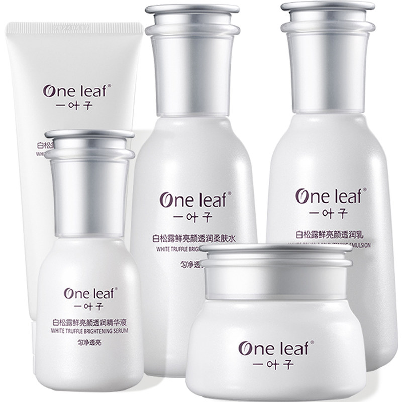 一叶子美白提亮补水护肤品水乳套装 一叶子雅印面部护理套装