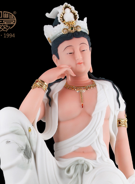 艺术风观世音菩萨供奉佛堂摆件