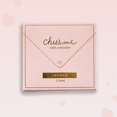 chusme月抛小直径美瞳彩色隐形眼镜2pT-Garden告白自然迷人氧气感