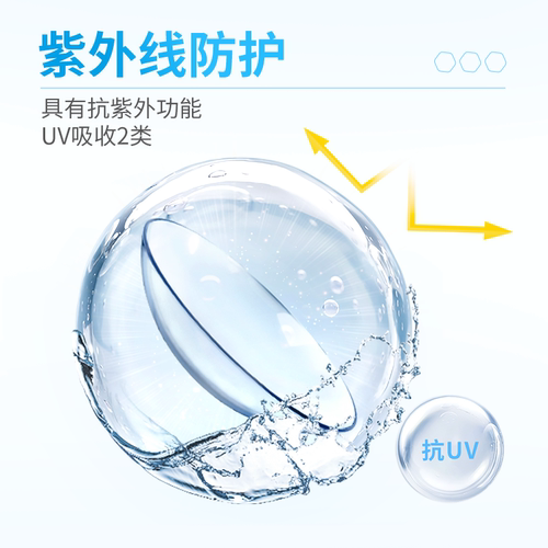 美若康晰氧硅水凝胶高透氧隐形近视眼镜日抛盒2片装旗舰视客正品 - 图1