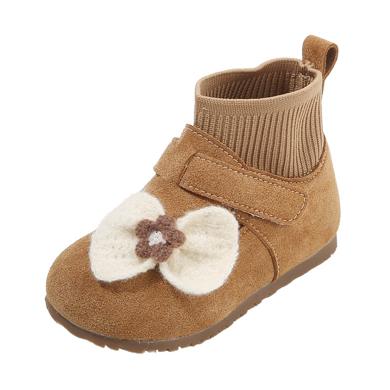 女童袜靴美拉德风勃肯鞋冬季公主鞋加绒二棉宝宝短靴子软底婴儿鞋,淘宝优惠券,粉丝福利购,淘宝优惠卷