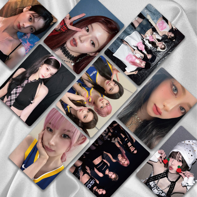 Aespa小卡 盒装50张 57x86mm 韩国女团周边镭射Lomo小卡片明信片 - 图2