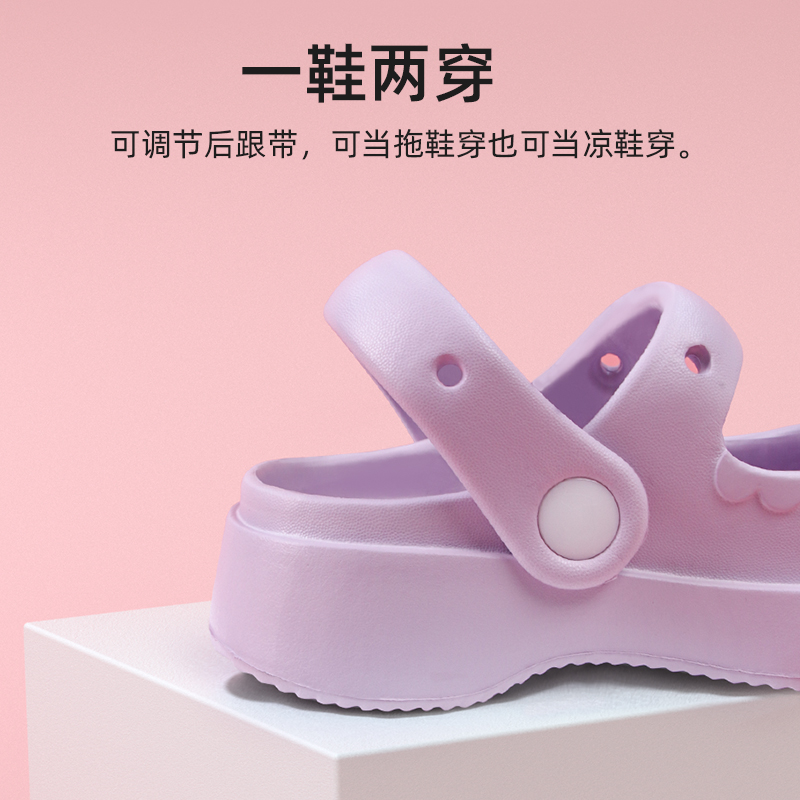 迪咕咪.高颜值玛丽珍洞洞鞋