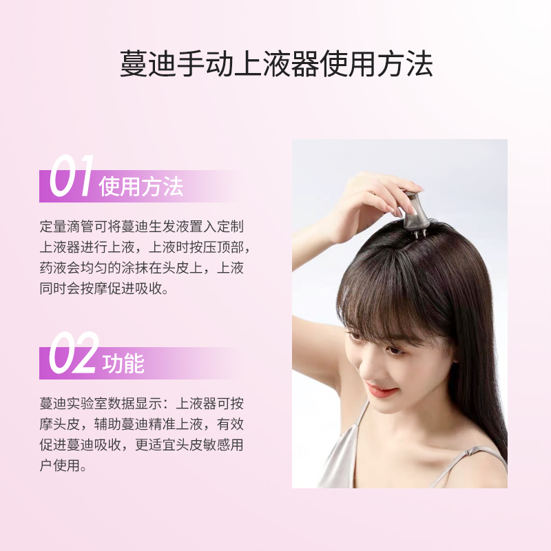 阿里健康大药房蔓迪米诺地尔酊女性防脱发生发增发密发际线增长液育发液神器非2%3