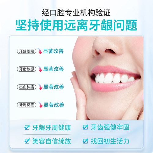 医用牙龈萎缩修护专用膏状牙周炎口腔护理牙抗牙齿敏感出血红肿痛 - 图2