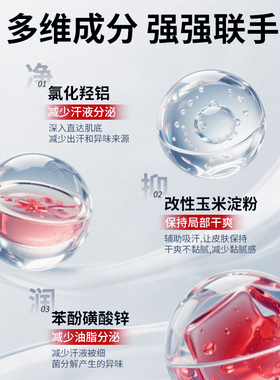 腋香粉腋臭粉腋下除臭止汗露喷雾油耳去腋窝异味汗臭腋臭香体露