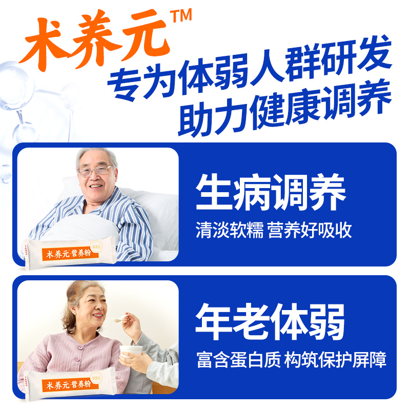 【术后恢复营养品】江中食疗术养元营养粉乳清蛋白小分子肽易吸收
