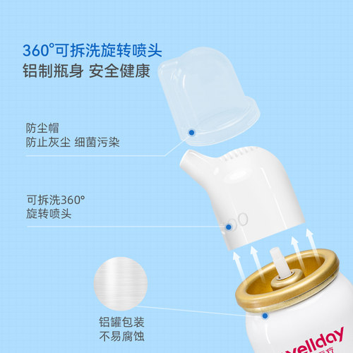 维德生理性海盐水鼻炎鼻腔喷雾剂洗鼻器家用冲洗成人儿童鼻喷海水 - 图1