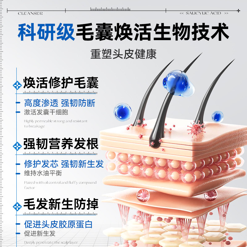 头皮精华液毛囊深层清洁修护补水何首乌侧柏叶护发强韧防断发护理,淘宝优惠券,粉丝福利购,淘宝优惠卷