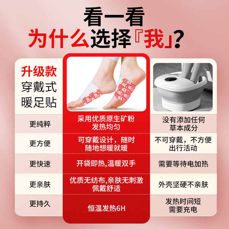 暖足贴速热艾草暖脚贴保暖办公室暖腿暖脚神器脚底自发热暖脚宝,淘宝优惠券,粉丝福利购,淘宝优惠卷